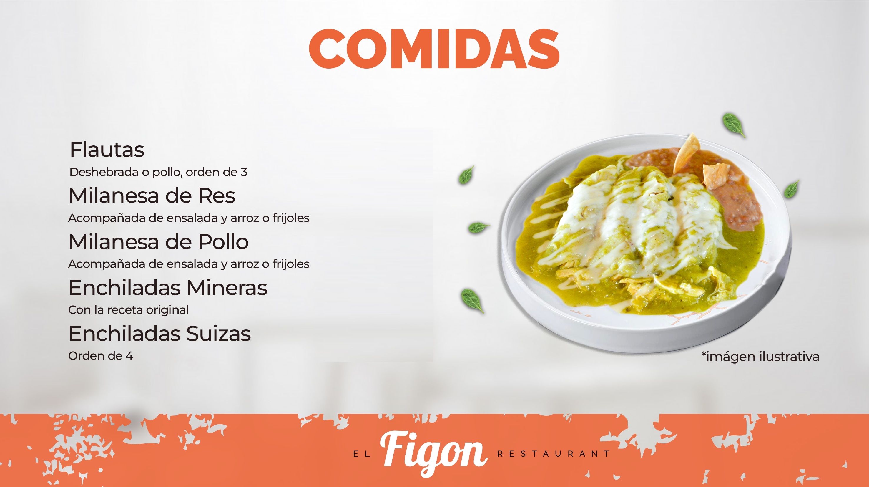 Imagen del menú